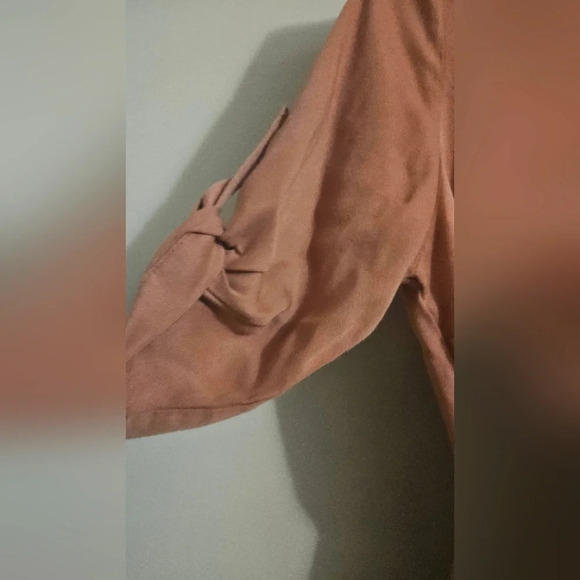 J GEE Button up midi dress In Light Brown. Size medium NWT - Picture 11 of 13